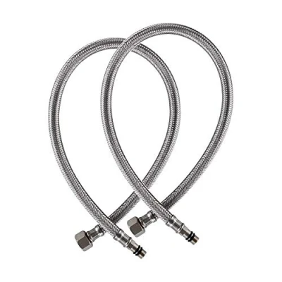 Afbeelding van Weirun Monobloc Mengkraan Connector M10 x 1500 mm 1/2 BSP Flexibele Slang Pijp Tap Staarten voor MonoBlock Wastafel Keukenkranen, 2 stuks