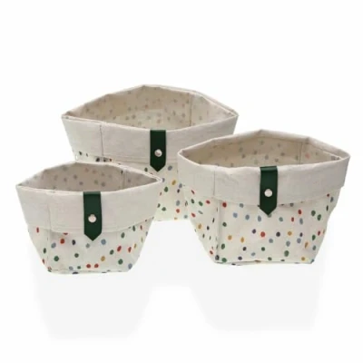 Afbeelding van Basket spelset Versa Dotty Textiel 14 x cm