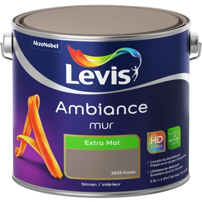 Afbeelding van Levis Muurverf Ambiance Mur Extra Mat 2.5l Koala