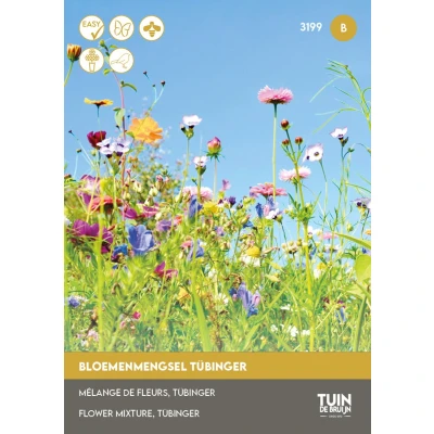 Afbeelding van Tuin de Bruijn® zaden Tübinger bloemenmengsel Aantrekkelijk voor bijen en vlinders voordeelverpakking 5 gram