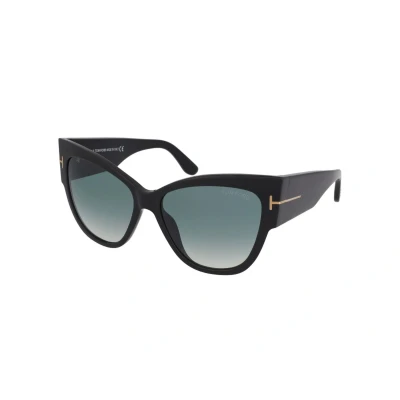 Afbeelding van Tom Ford Anoushka FT0371 01B 57 Zonnebril