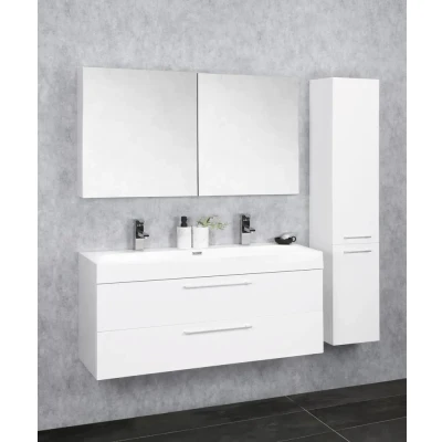 Afbeelding van Differnz Somero badmeubelset 100cm hoogglans wit