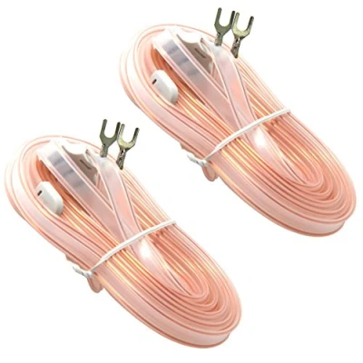Afbeelding van Ancable 2 Pack 300 Ohm FM Antenne T Vorm Dipool Radio Mier met Spade Terminal voor Yamaha Sharp JVC Denon Marantz Vintage Stereo Tuner Ontvanger