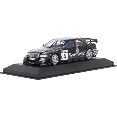 Afbeelding van Mercedes Benz C Klasse AMG Minichamps Modelauto 1:43 1996 Alexander Grau Warsteiner