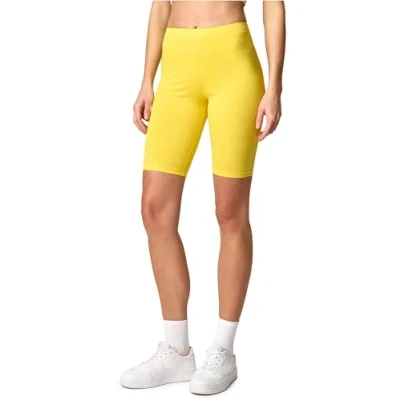 Afbeelding van Merry Style MS MS10 200 LE Dames Leggings Sport Vrijetijdsbroek Kort Katoen Sporbroek Yogabroek Geel L