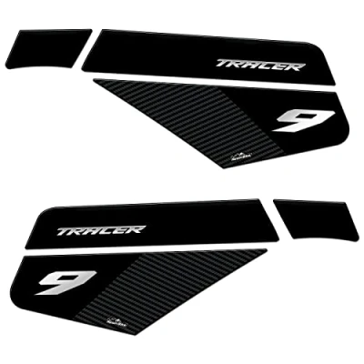 Afbeelding van Resin Bike Motorsticker, compatibel met Yamaha Tracer 9 2023 2022 Zijbescherming motortank 3D sticker van kunsthars, met: Redline, Icon Grey, Tech Camo, Midnight Black