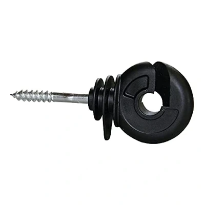 Afbeelding van Ringisolator compact, zwart, doorlopende steun (25 stuks)