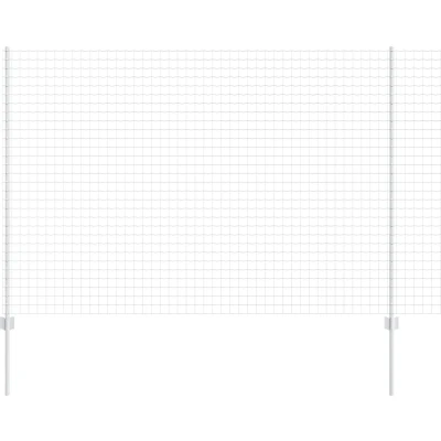 Afbeelding van vidaXL Tuinhek Set van 2 Verzinkt staal 10 x 1,5 m Duurzaam
