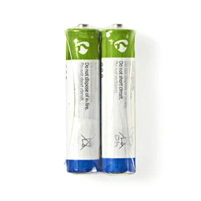 Afbeelding van AAA batterij Nedis 2 stuks (Zink koolstof, 1.5 V)