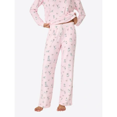 Afbeelding van PJ Salvage Pyjamabroek, Dames, Maat: XS, Rosa