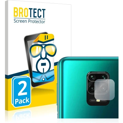 Afbeelding van BROTECT (2 Stuks) Schermbeschermer voor Xiaomi Redmi Note 9S / 9 Pro (ALLEEN Camera) Screen Protector Transparant