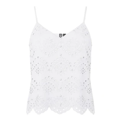 Afbeelding van Pieces Top Pcvilde Strap Wvn Noos 17156563 Bright White Dames Maat XS