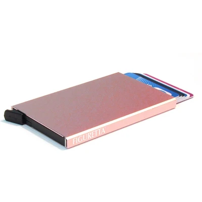 Afbeelding van Figuretta Aluminium Hardcase RFID Cardprotector Roze