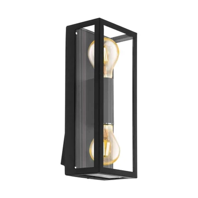 Afbeelding van EGLO buiten LED wandlamp Alamonte zwart