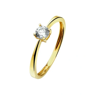 Afbeelding van Geelgouden Ring zirkonia 4016259 18.50 mm (58)