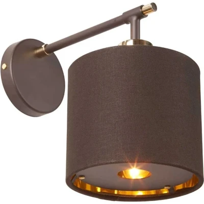 Afbeelding van Bohemian Wandlamp Steady Lighting Metaal E27 L: 26cm Voor Binnen Woonkamer Eetkamer Bruin
