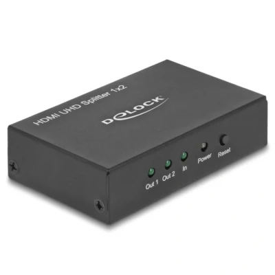 Afbeelding van Delock HDMI UHD Splitter 1 x in &gt; 2 uit 4K