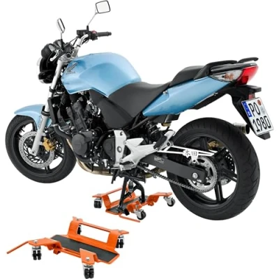 Afbeelding van Hi Q Tools montagestandaard motor standaard motorkrik Manoeuvreerhulp tot 250 kg voor hoofdtribune, uniseks, multifunctioneel, het hele jaar door, staal