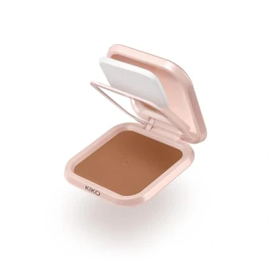 Afbeelding van KIKO Milano Skin Lover Refining Face Powder Foundation 10, Compacte, Hydraterende En Egaliserende Poederfoundation
