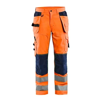 Afbeelding van Blaklader Werkbroek High Vis met ventilatie 1565 1811 Oranje/Groen C62