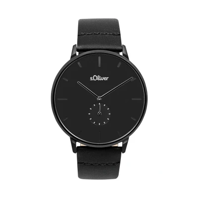 Afbeelding van s.Oliver Horloge, Heren, Maat: One Size, Schwarz