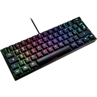 Afbeelding van Surefire Gaming KingPin M1 toetsenbord Kabelgebonden, USB QWERTY, Italiaans Zwart Verlicht, Multimediatoetsen