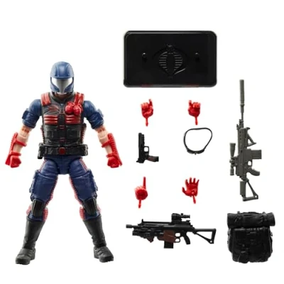 Afbeelding van G.I. Joe Classified Series Retro Cardback Cobra Viper, Collectible 6 Inch Actiefiguur met 13 Accessoires