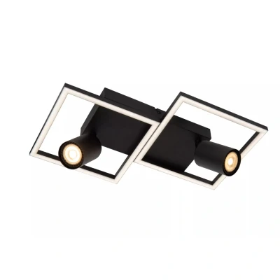 Afbeelding van Lucide ARIANNE Plafonnière LED 2xGeïntegreerde 2xGU10 Zwart