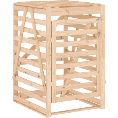 Afbeelding van Containerberging 84x90x128,5 cm massief grenenhout