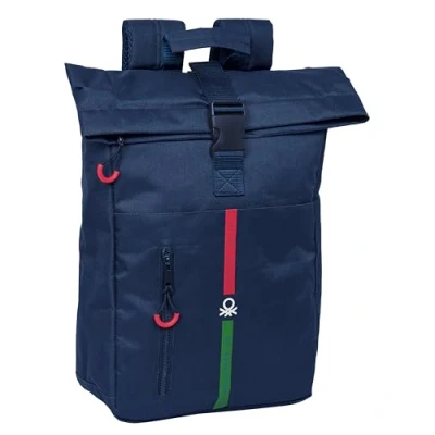 Afbeelding van Laptoptas Benetton Italy Marineblauw 28 x 42 13 cm