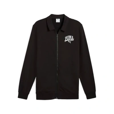Afbeelding van Puma Class Track Jacket Sweater met rits, Heren, Maat: Large, Black