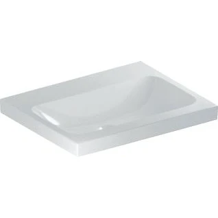 Afbeelding van Geberit icon light wastafel 60x48cm zonder kraangat en overloop wit 501 834 00 7