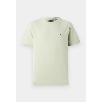 Afbeelding van Tommy Hilfiger Seasonal Solid TEE Tshirt basic, Heren, Maat: XS, Earth sage