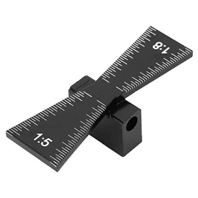 Afbeelding van Aluminiumlegering zwaluwstaart marker, gauge houtbewerking gereedschap, hout markering verbinding liniaal (1:5 1:8) voor