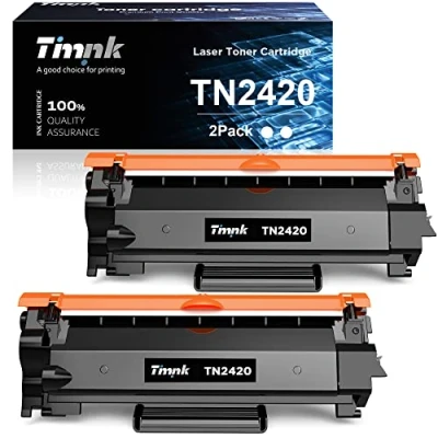 Afbeelding van Timink TN2420 Tonercartridge Zwart 2 pack, Hoge Capaciteit vervangen voor Brother TN2420/TN2410, DCP L2530DW/L2550DN MFC L2710DW/L2710DN/L2730DW/L2750DW HL L2370DN/L2375DW