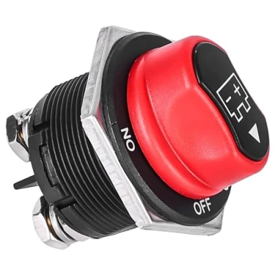 Afbeelding van Accu scheidingsschakelaar, 12 V, 24 200 A: waterdichte batterijscheidingsschakelaar, hoofdschakelaar, stroomschakelaar, batterijisolator, schakelaar voor auto, vrachtwagen,
