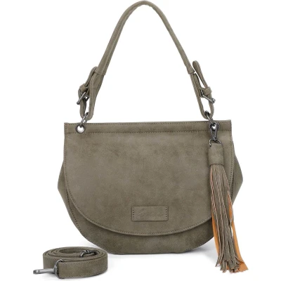 Afbeelding van Fritzi aus Preußen Schoudertas Vintage Fritzi41 Hobo Jungle Groene