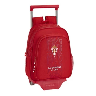 Afbeelding van Schoolrugzak met Wielen 705 Real Sporting de Gijón Rood