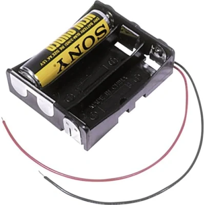 Afbeelding van MPD BA3AAW Batterijhouder 3 AA (penlite) Kabel (l x b h) 58 48 16 mm