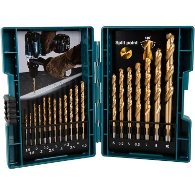Afbeelding van MAKITA B 67795 HSS TiN metaalborenset 19 delig