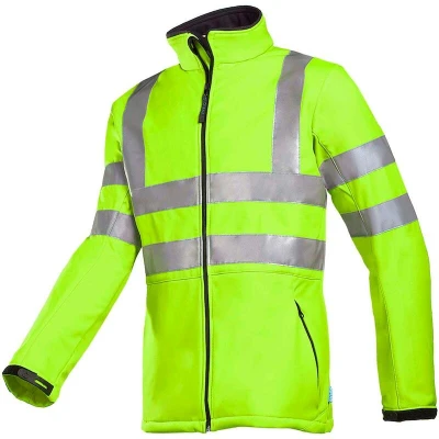 Afbeelding van SIOEN GENOVA 9833 signalisatie softshell jas fluogeel 9833A2TU2FY1XL