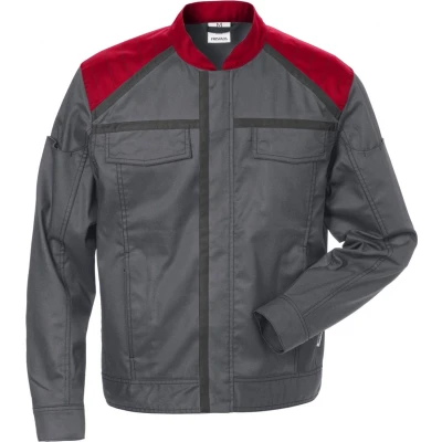Afbeelding van Fristads Jack 4555 Stfp Grijs/Rood S