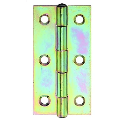 Afbeelding van Alberts 849979 Scharnier smal elektrolytisch geel verzinkt 70 x 35 mm set van 20