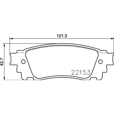 Afbeelding van Brembo Remblokset P 83 166