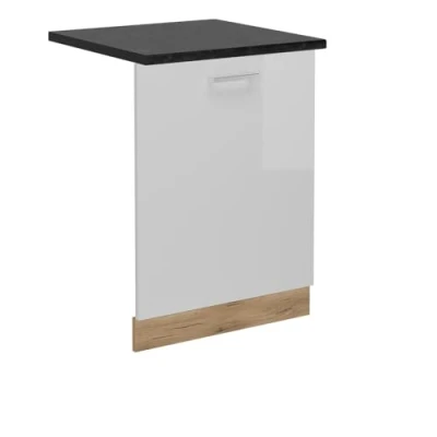 Afbeelding van Vicco Afwaspaneel R Line, wit hoogglans, 60 cm, AP antraciet