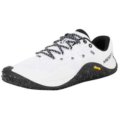 Afbeelding van Merrell Heren Trail Glove 7 Sneaker, wit/zwart, 10 UK, Wit Zwart, 44.5 EU