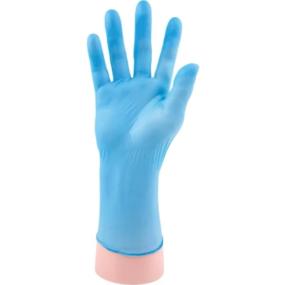 Afbeelding van Handschoen Nitril Blauw Ongepoederd L (100 Stuks)