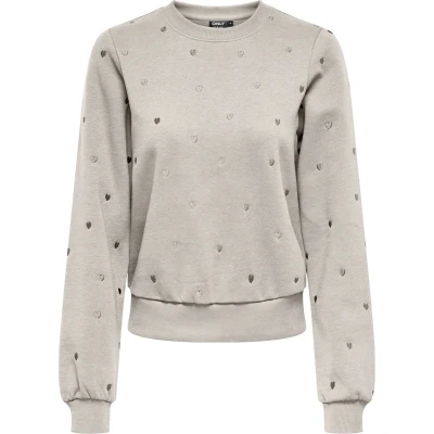 Afbeelding van ONLY ONLATIKA L/S O NECK GLITTER EMB. BOX SWT Meisjes Sweaters