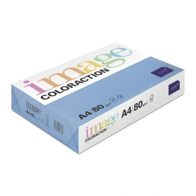 Afbeelding van Image Coloraction gekleurd kopieerpapier Malta/seringblauw 80g/m² A4 pakket van 500 vellen