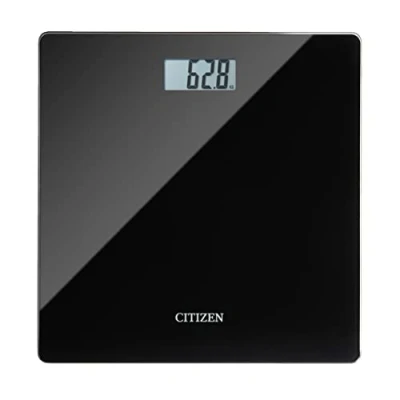 Afbeelding van CITIZEN HMS324 Digitale lichaamsweegschaal, slank design, vergelijkbaar met vorige meetresultaten, zwart